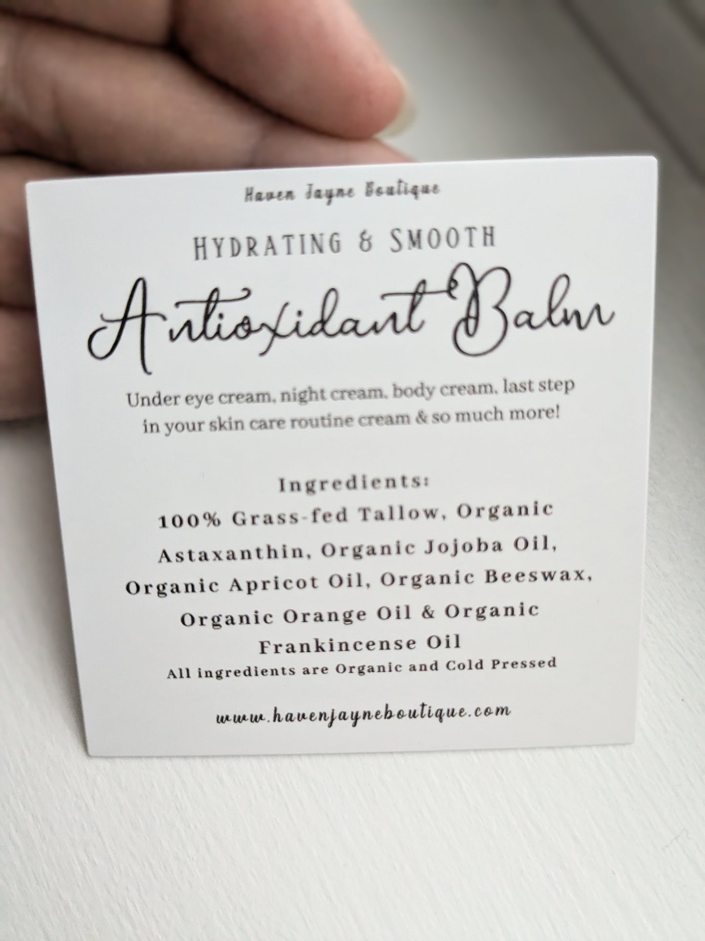 Hydrating & Smooth Antioxidant Balm