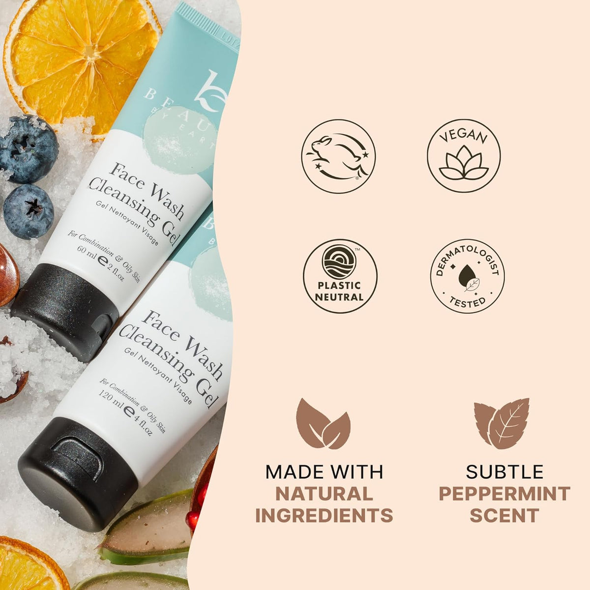 Beauty By Earth: Face Wash Cleansing Gel