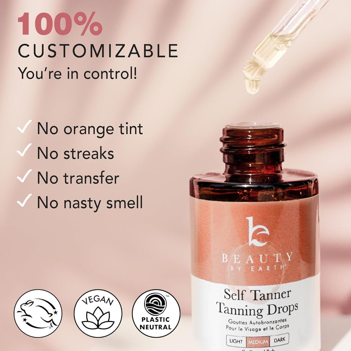 Beauty By Earth: Self Tanner drops