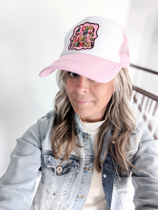 Trucker Hat: I Can Do Hard Things