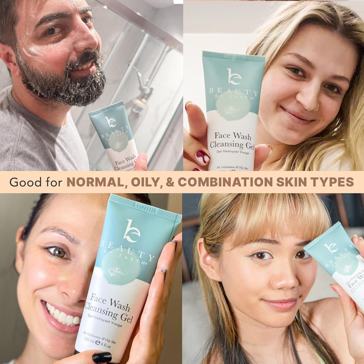 Beauty By Earth: Face Wash Cleansing Gel